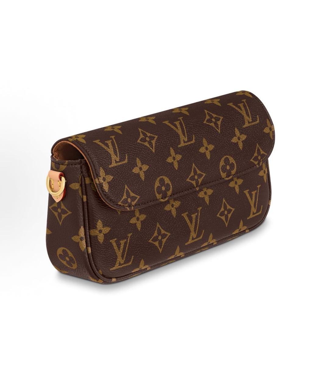 LOUIS VUITTON Коричневая сумка с короткими ручками, фото 2