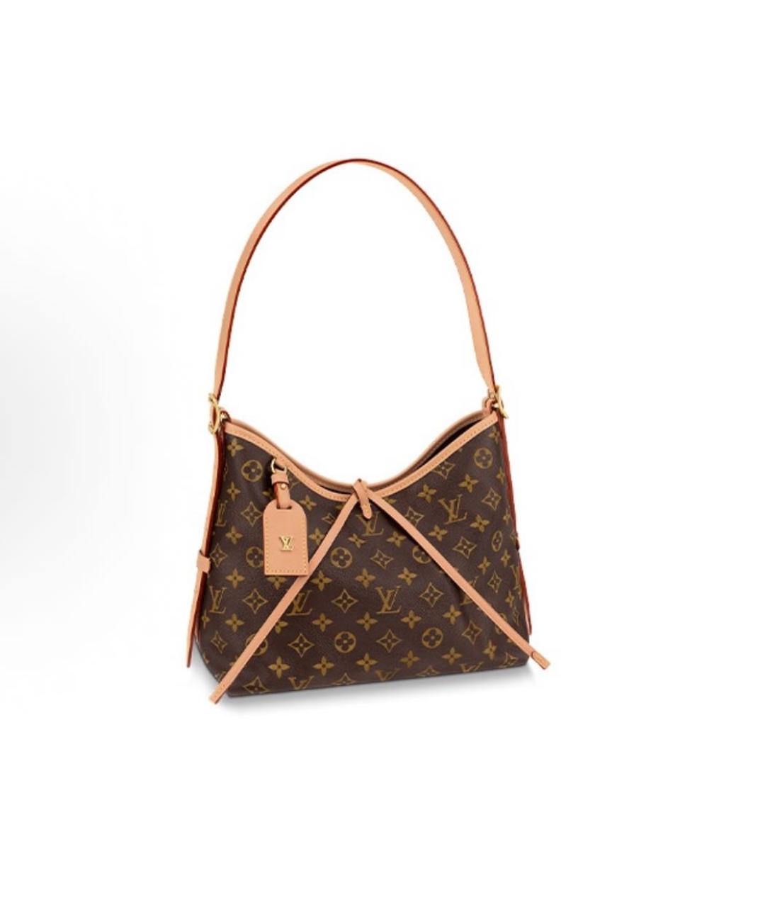LOUIS VUITTON Коричневая сумка с короткими ручками, фото 5