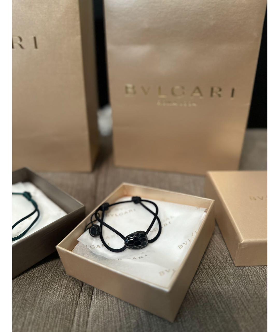 BVLGARI Черный браслет, фото 2