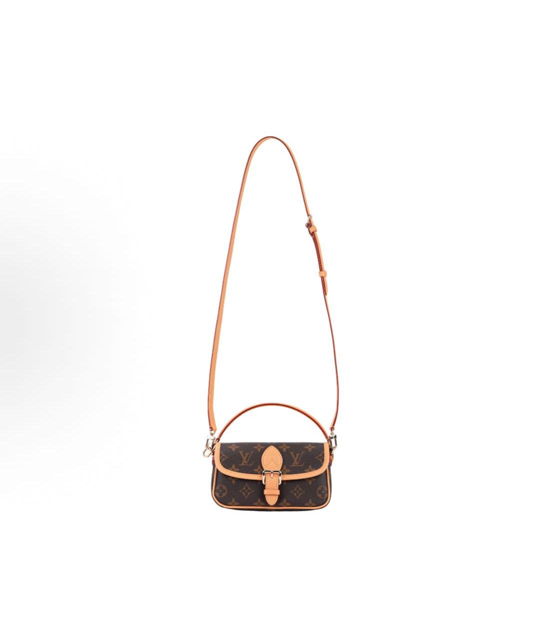 LOUIS VUITTON Коричневая сумка через плечо, фото 4