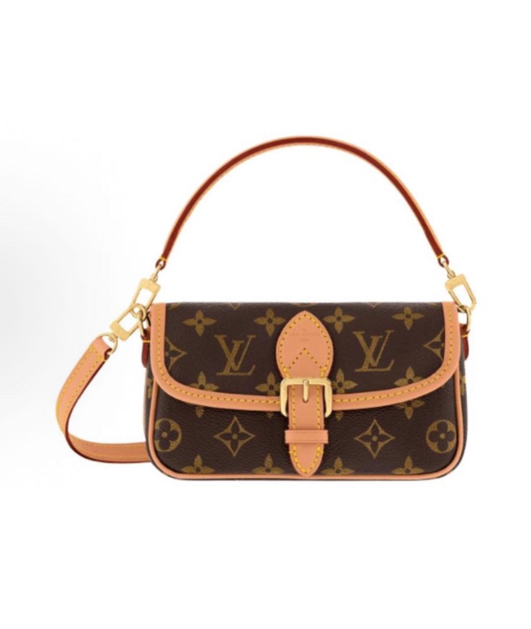 LOUIS VUITTON Коричневая сумка через плечо, фото 5
