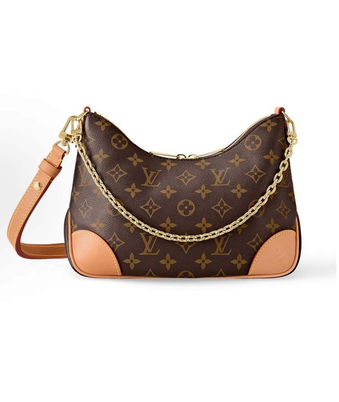 LOUIS VUITTON Коричневая сумка через плечо, фото 5