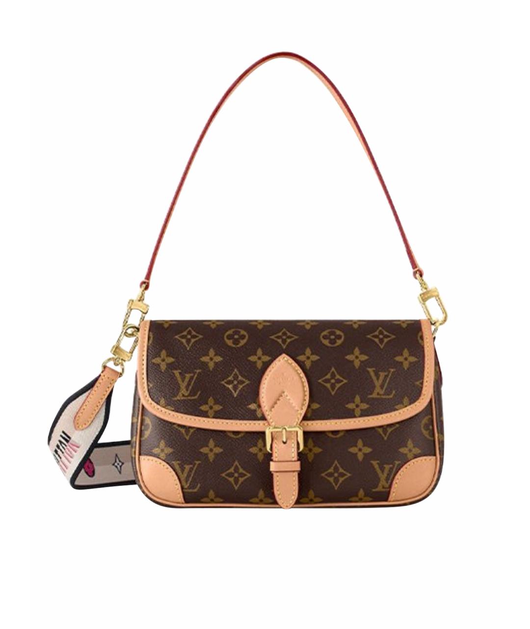 LOUIS VUITTON Коричневая сумка через плечо, фото 1