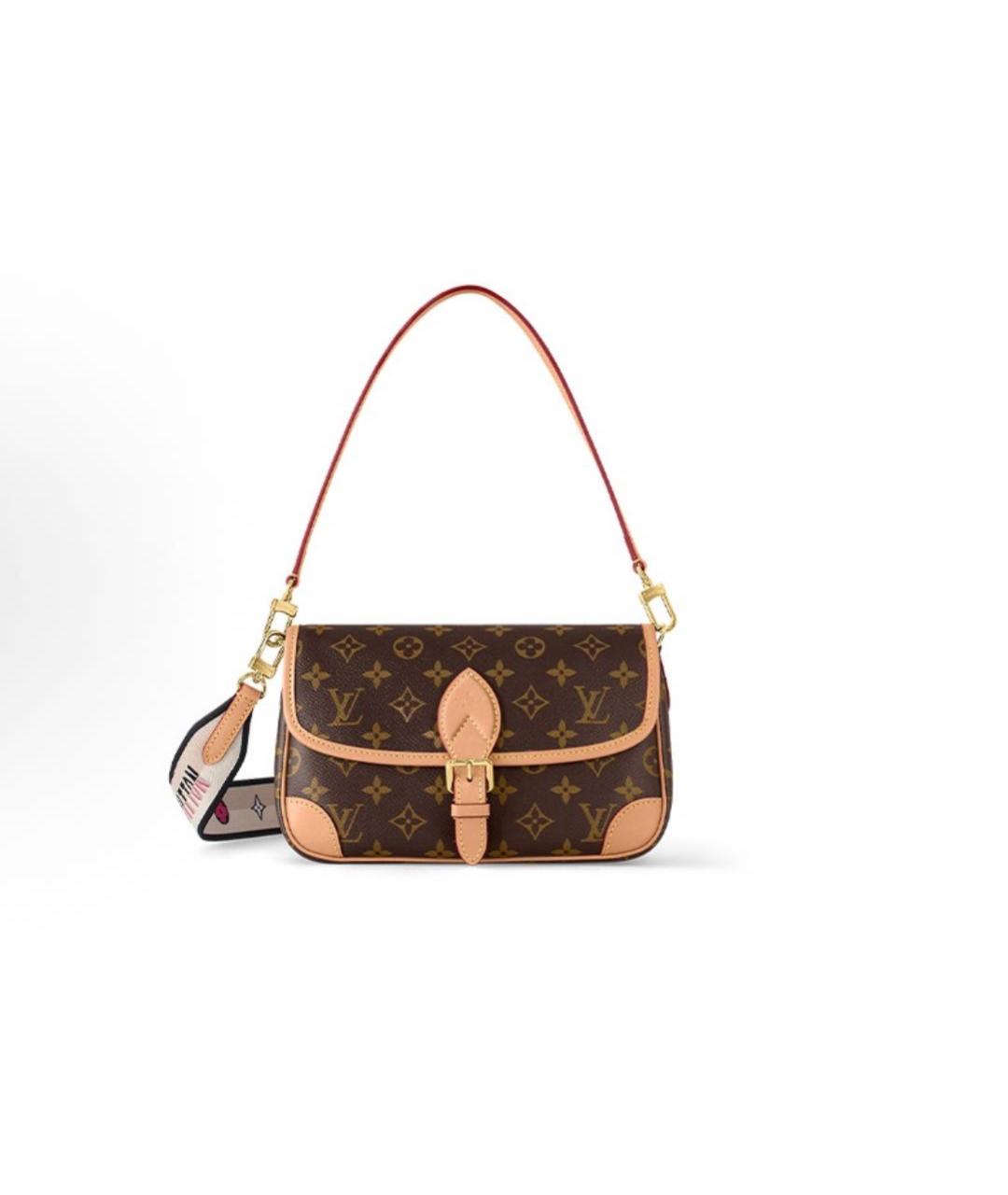 LOUIS VUITTON Коричневая сумка через плечо, фото 5