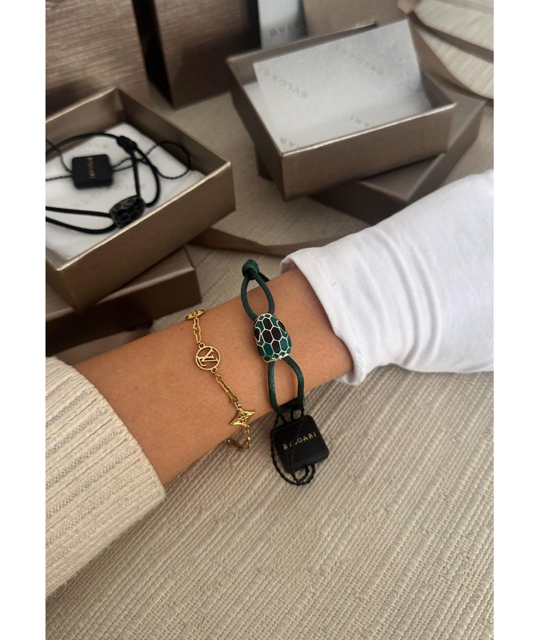 BVLGARI Зеленый браслет, фото 4
