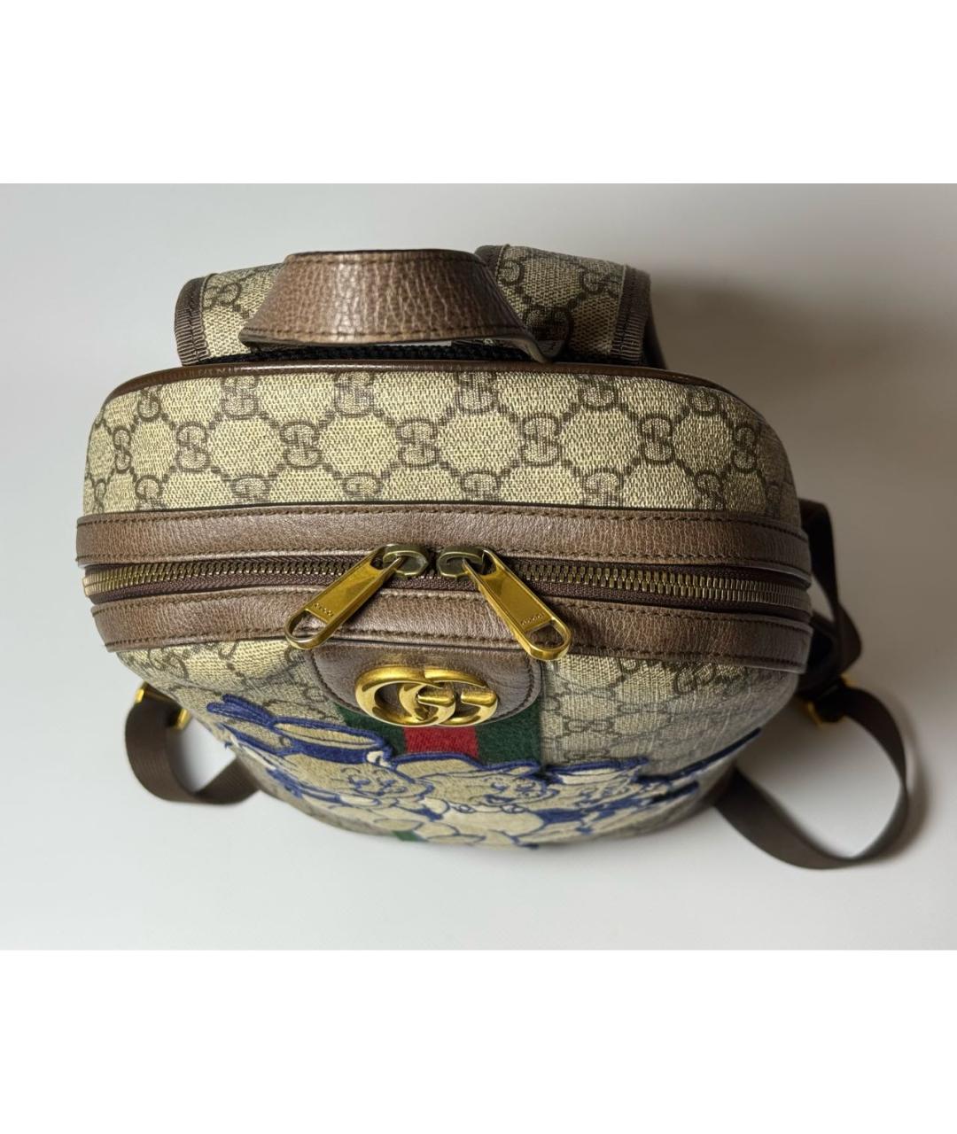 GUCCI Коричневый рюкзак, фото 5