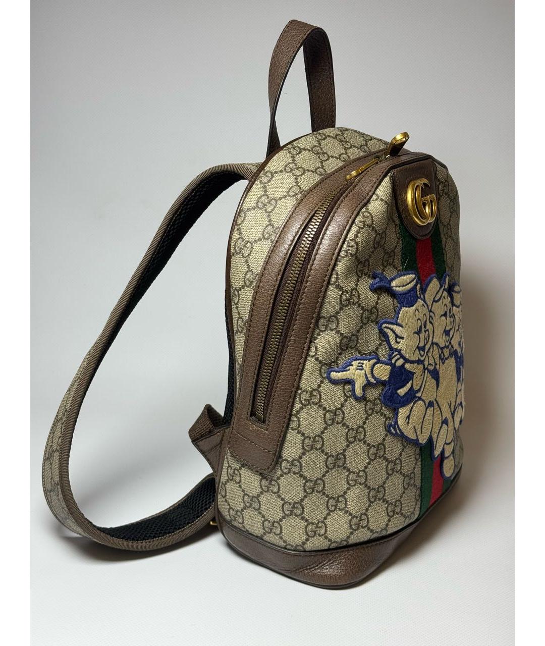 GUCCI Коричневый рюкзак, фото 2