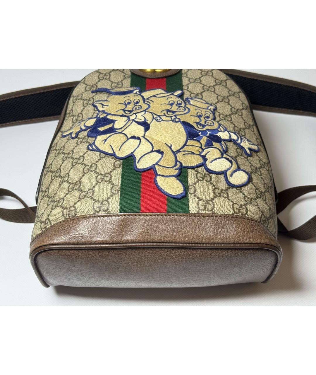 GUCCI Коричневый рюкзак, фото 6