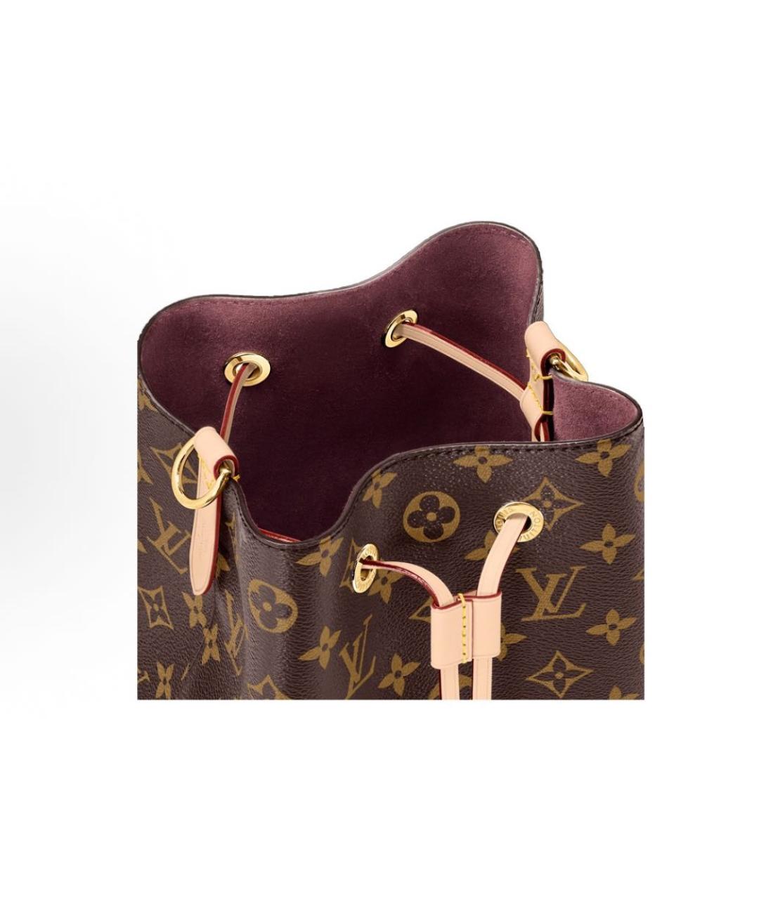 LOUIS VUITTON Коричневая сумка тоут, фото 3