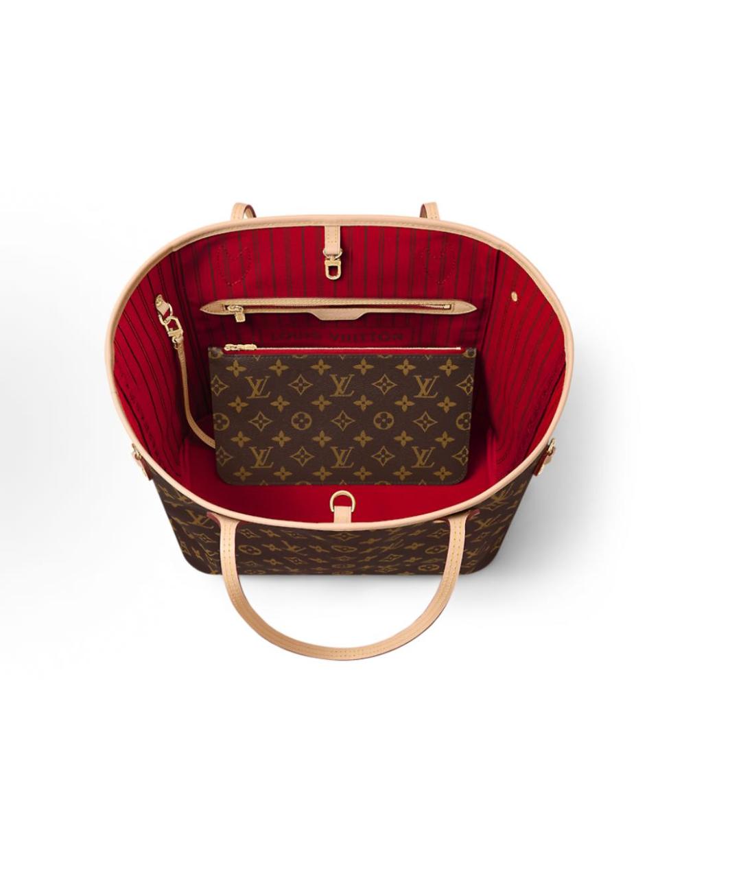 LOUIS VUITTON Коричневая сумка тоут, фото 4