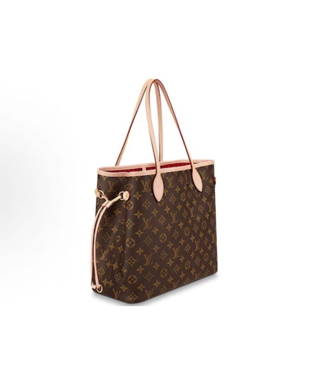 LOUIS VUITTON Коричневая сумка тоут, фото 3