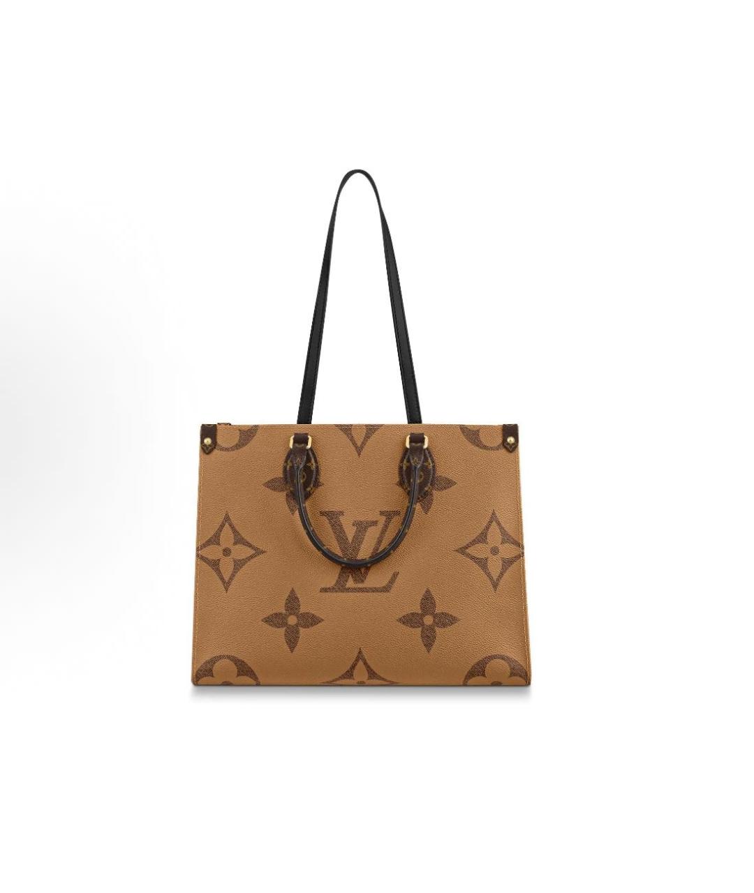 LOUIS VUITTON Коричневая сумка тоут, фото 3
