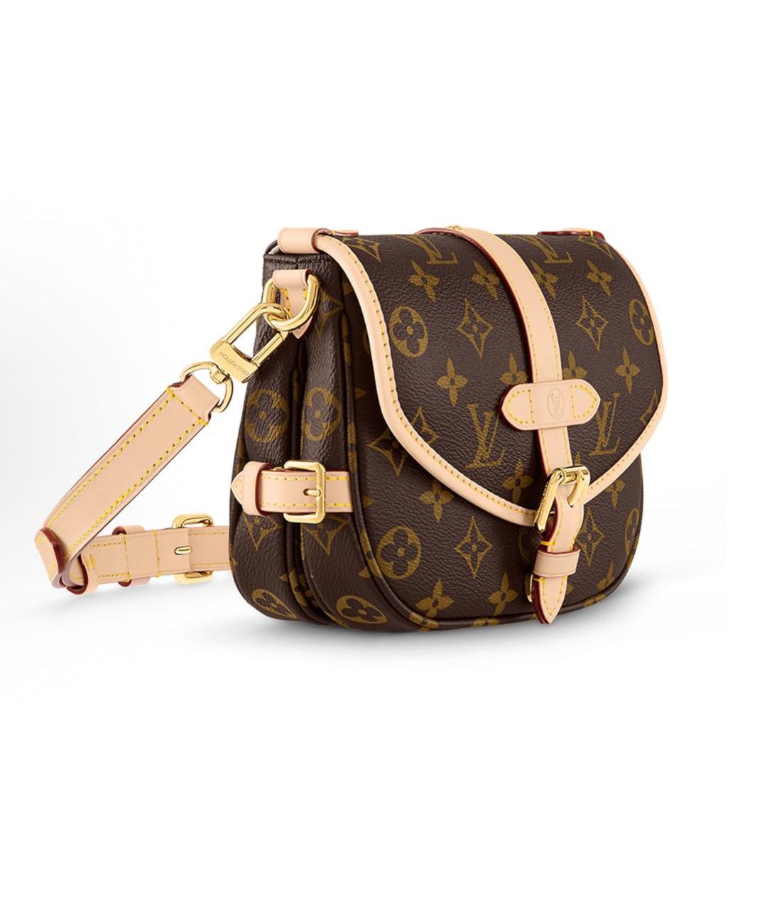 LOUIS VUITTON Коричневая сумка через плечо, фото 2