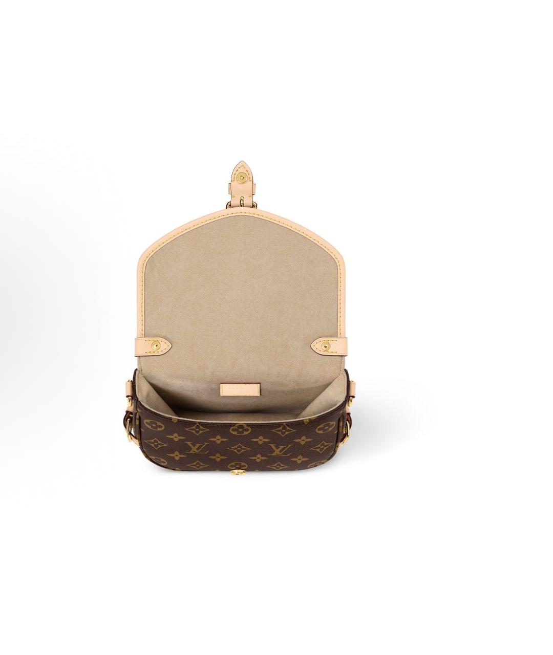 LOUIS VUITTON Коричневая сумка через плечо, фото 4