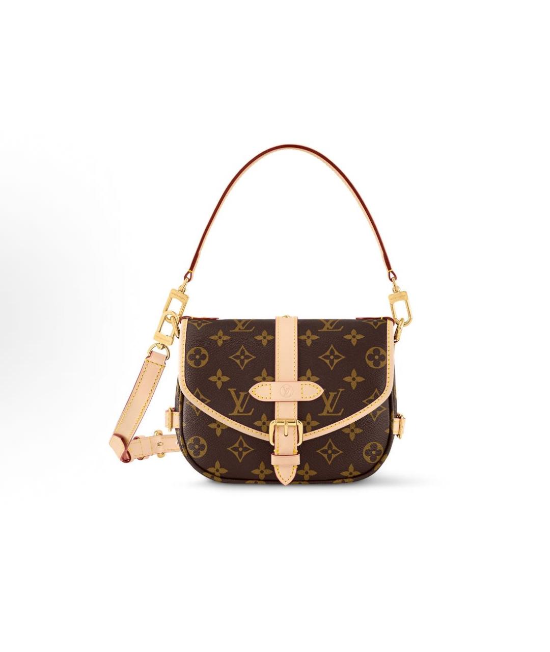 LOUIS VUITTON Коричневая сумка через плечо, фото 5