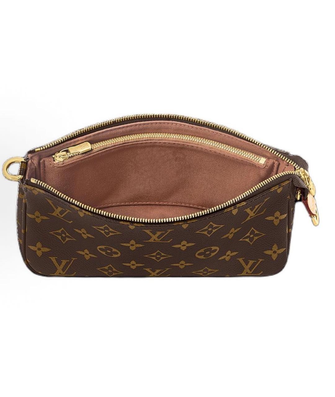 LOUIS VUITTON Коричневая сумка через плечо, фото 4
