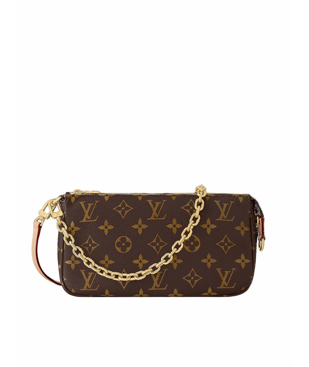 LOUIS VUITTON Коричневая сумка через плечо, фото 1
