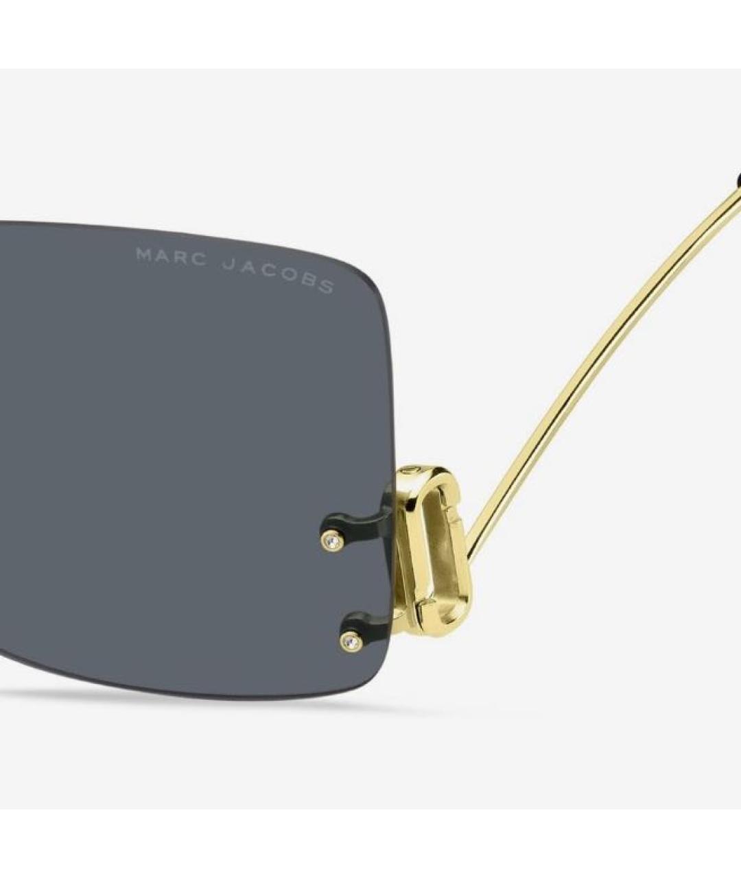 MARC JACOBS Серые металлические солнцезащитные очки, фото 3