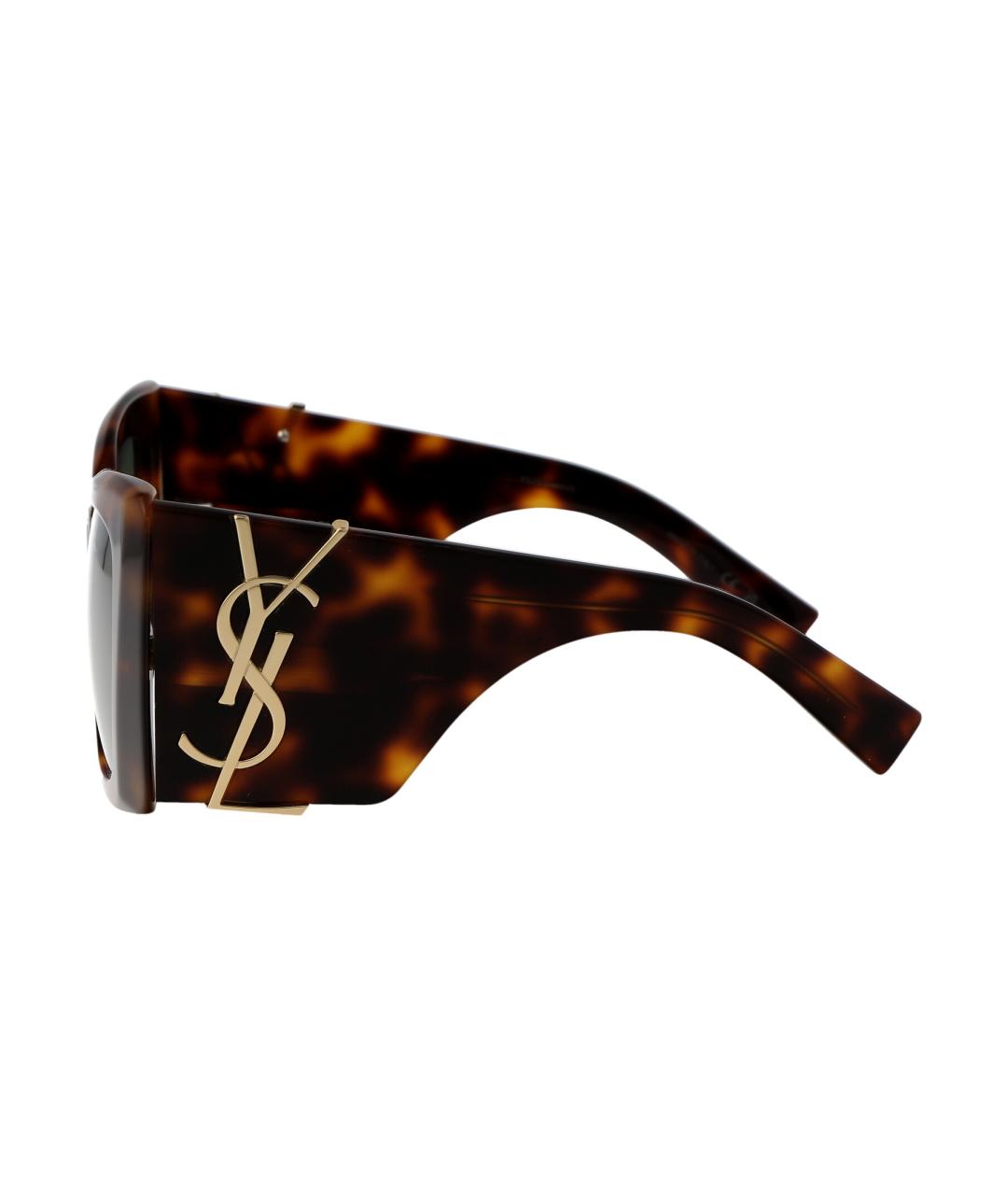 SAINT LAURENT Мульти пластиковые солнцезащитные очки, фото 3