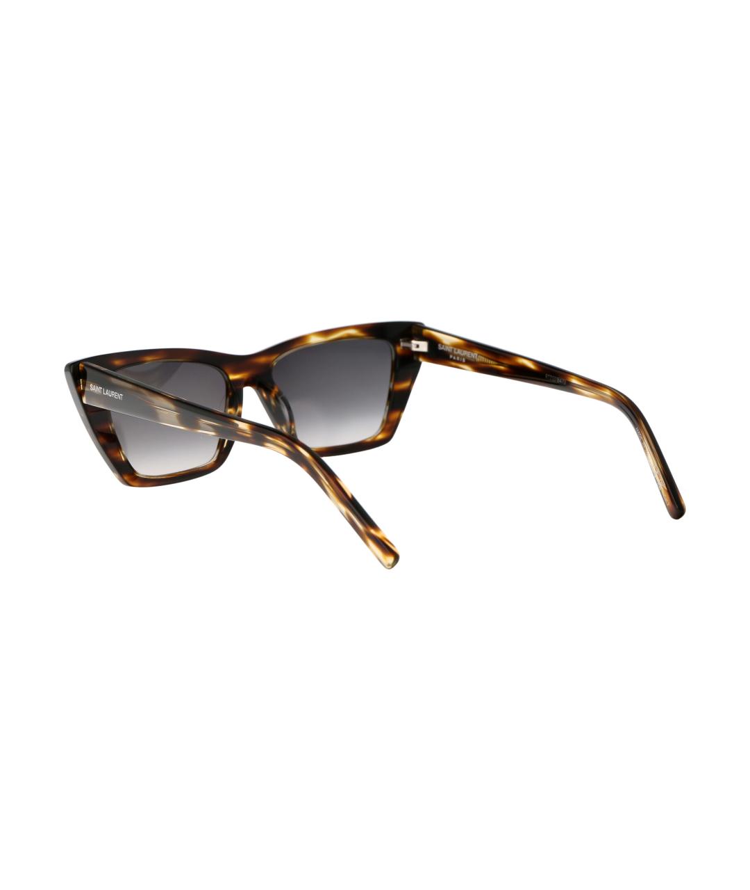 SAINT LAURENT Мульти пластиковые солнцезащитные очки, фото 4