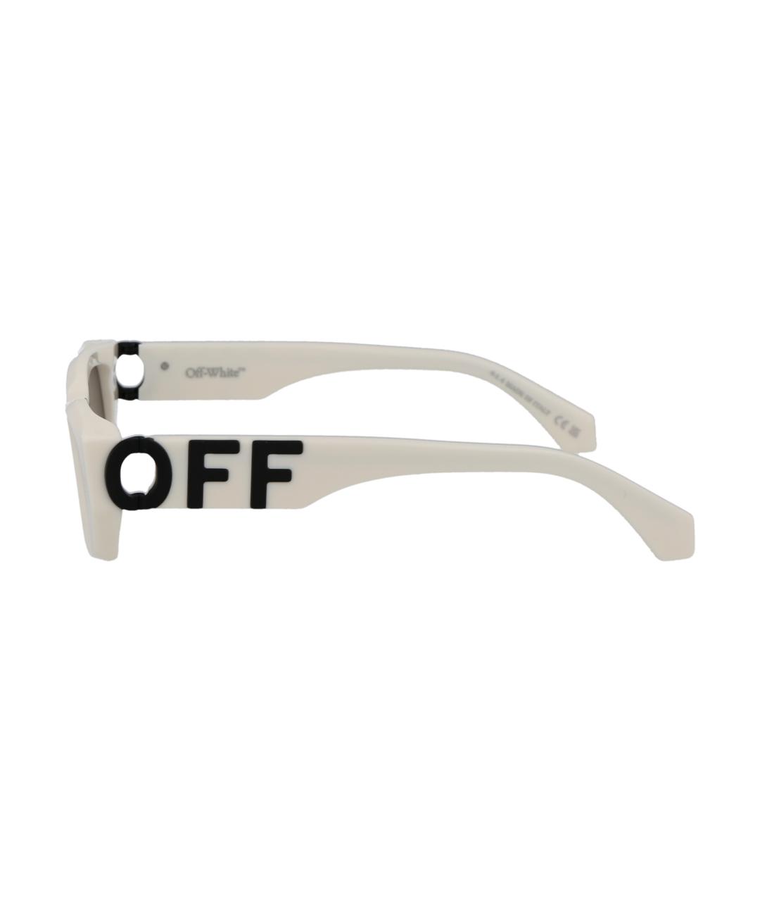OFF-WHITE Белые солнцезащитные очки, фото 3