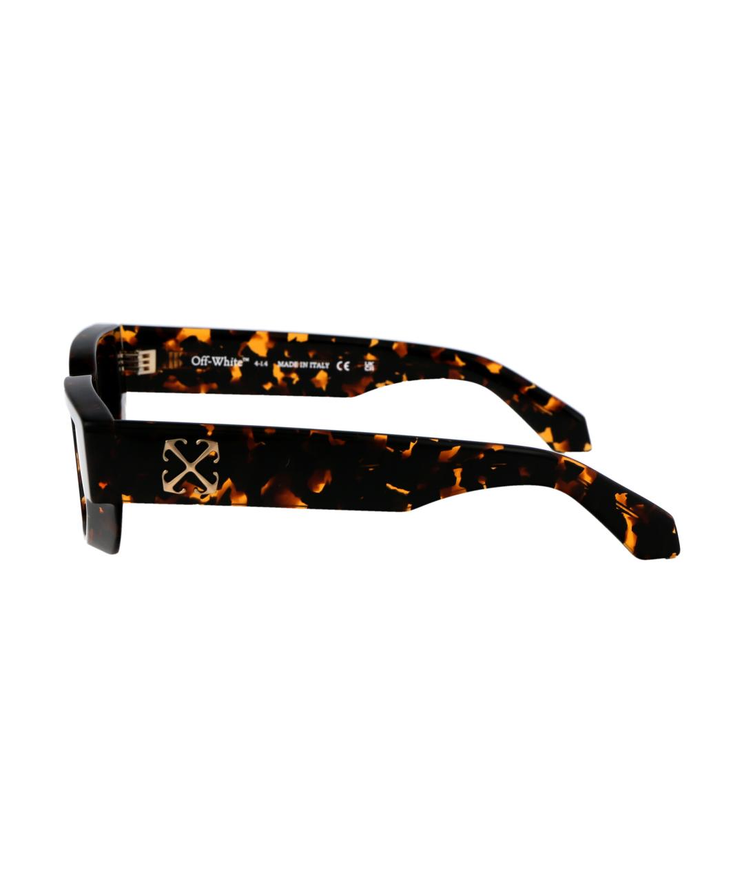 OFF-WHITE Коричневые солнцезащитные очки, фото 3