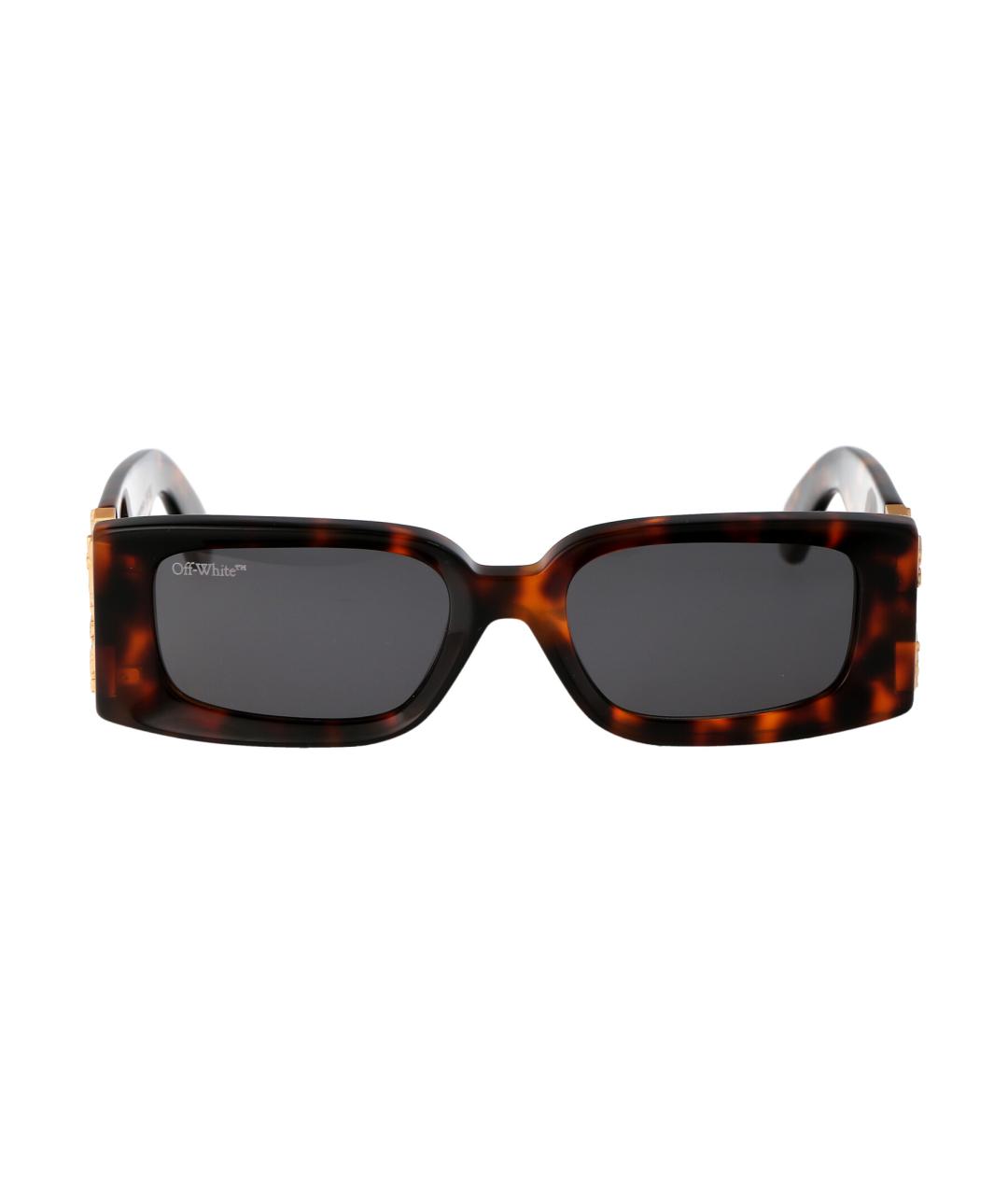 OFF-WHITE Коричневые солнцезащитные очки, фото 1