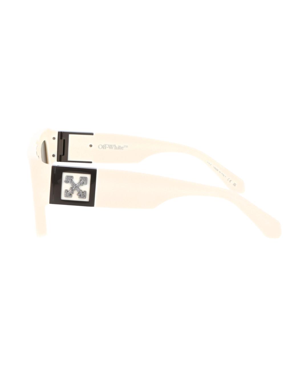 OFF-WHITE Бежевые солнцезащитные очки, фото 3