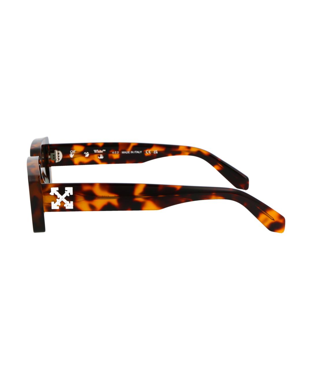 OFF-WHITE Коричневые солнцезащитные очки, фото 3