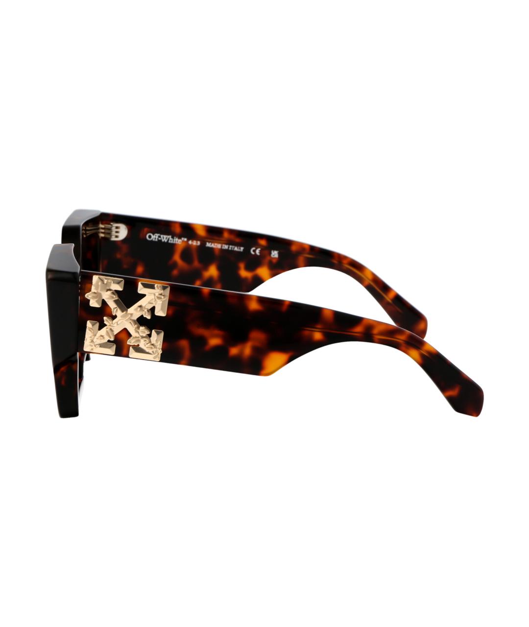 OFF-WHITE Коричневые солнцезащитные очки, фото 3