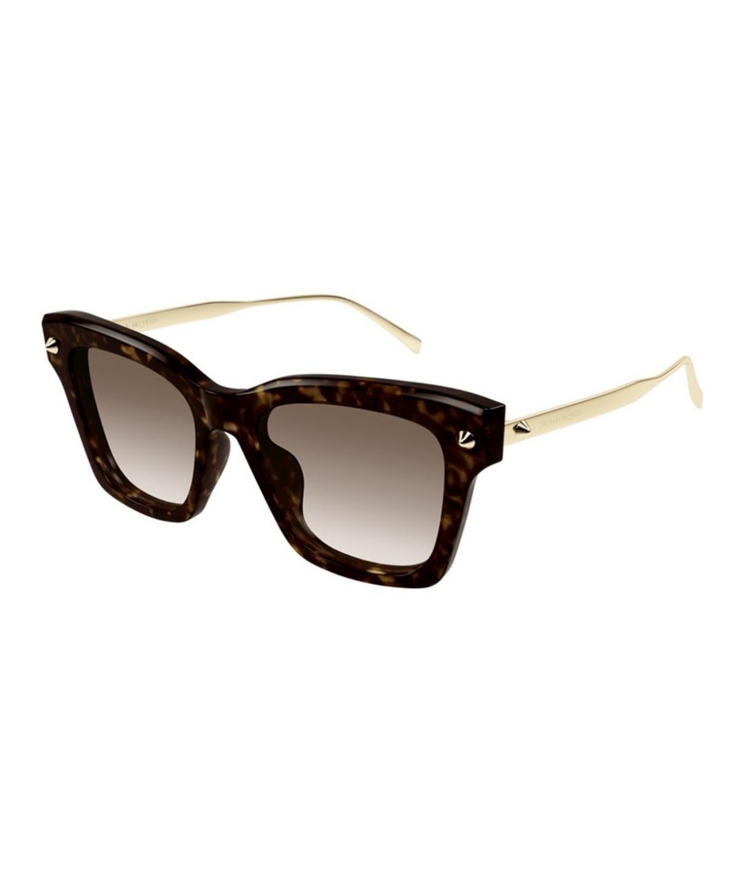 ALEXANDER MCQUEEN Мульти металлические солнцезащитные очки, фото 1