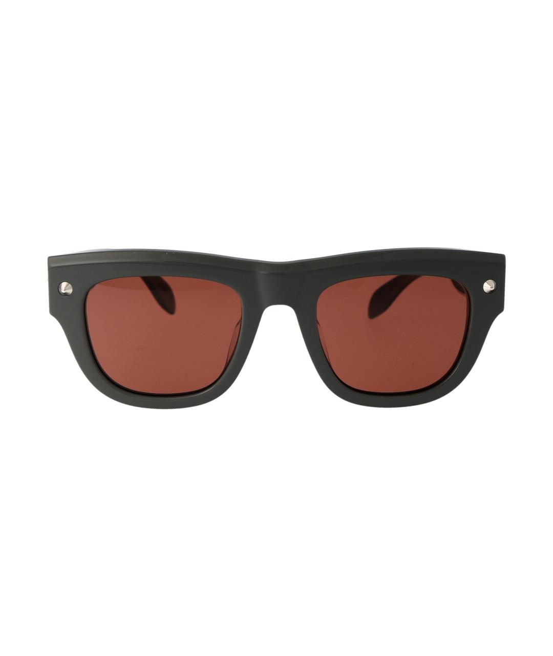 ALEXANDER MCQUEEN Серые солнцезащитные очки, фото 1