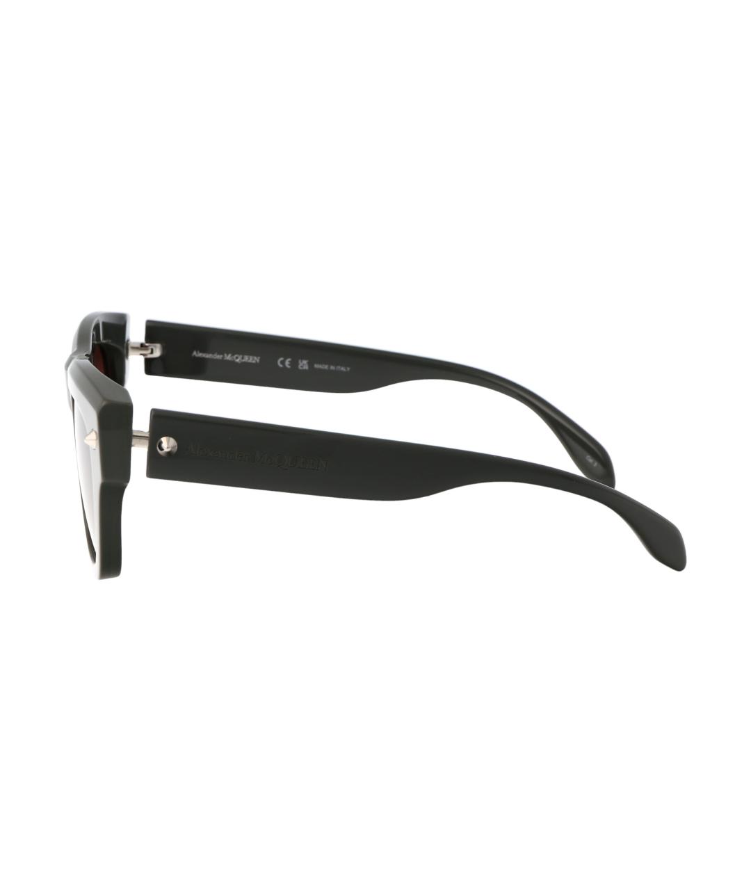ALEXANDER MCQUEEN Серые солнцезащитные очки, фото 3