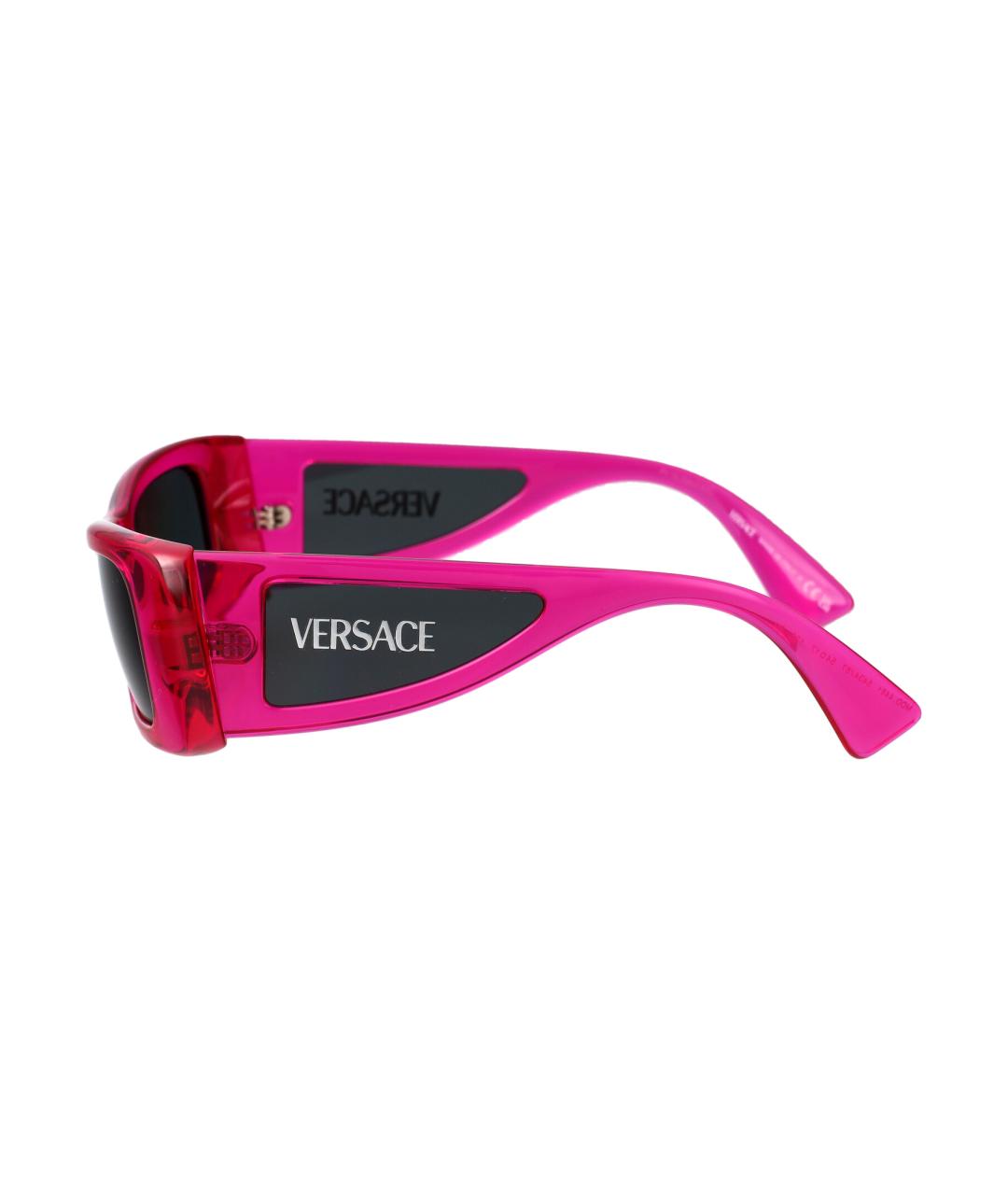VERSACE Фуксия солнцезащитные очки, фото 3