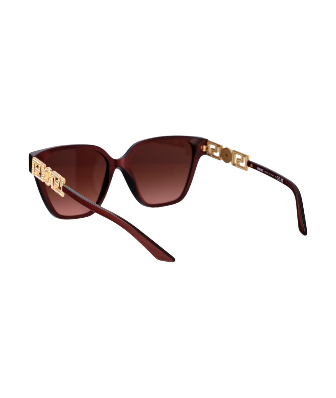 VERSACE Коричневые солнцезащитные очки, фото 4
