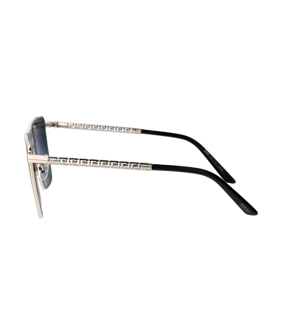 VERSACE Мульти металлические солнцезащитные очки, фото 3