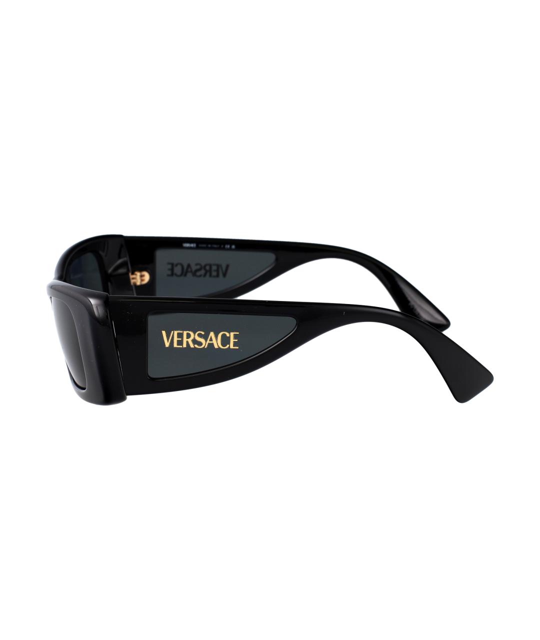 VERSACE Черные солнцезащитные очки, фото 3