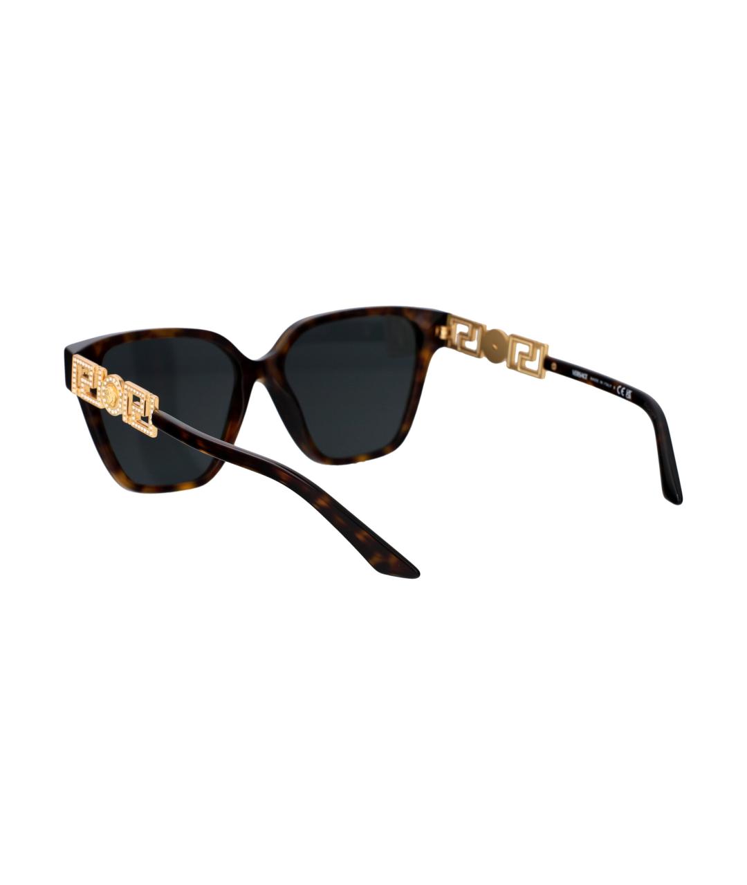 VERSACE Черные солнцезащитные очки, фото 4