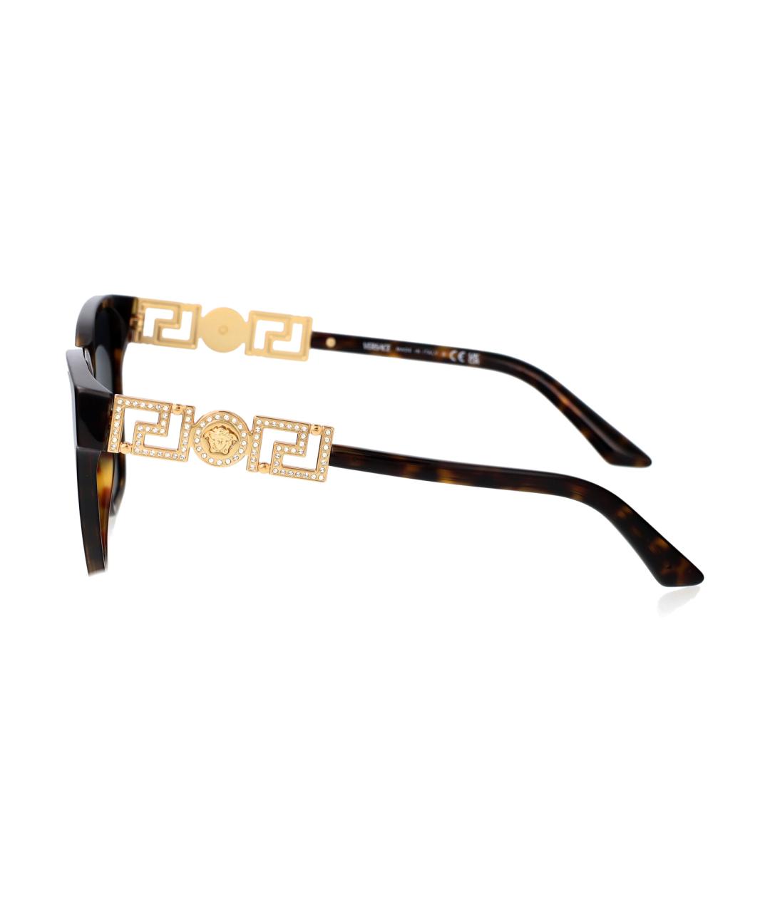 VERSACE Черные солнцезащитные очки, фото 3