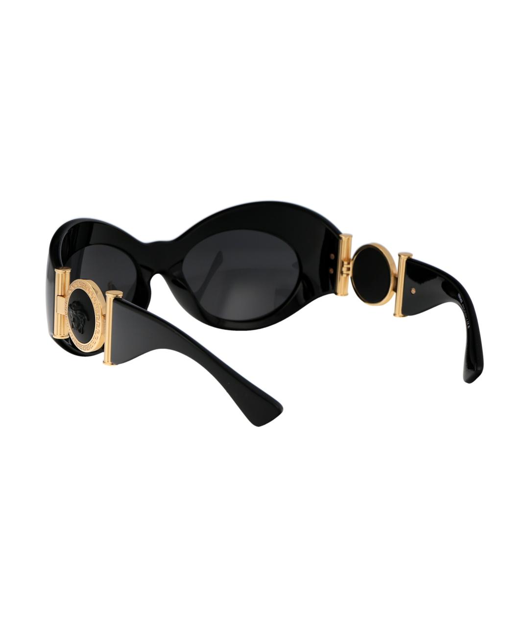 VERSACE Черные солнцезащитные очки, фото 4