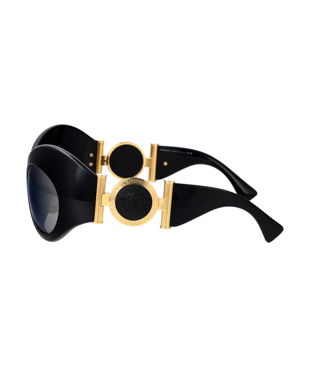 VERSACE Черные солнцезащитные очки, фото 3