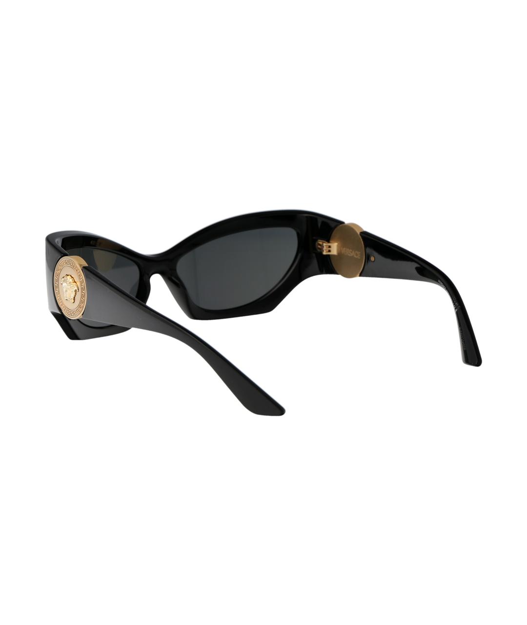 VERSACE Черные солнцезащитные очки, фото 4