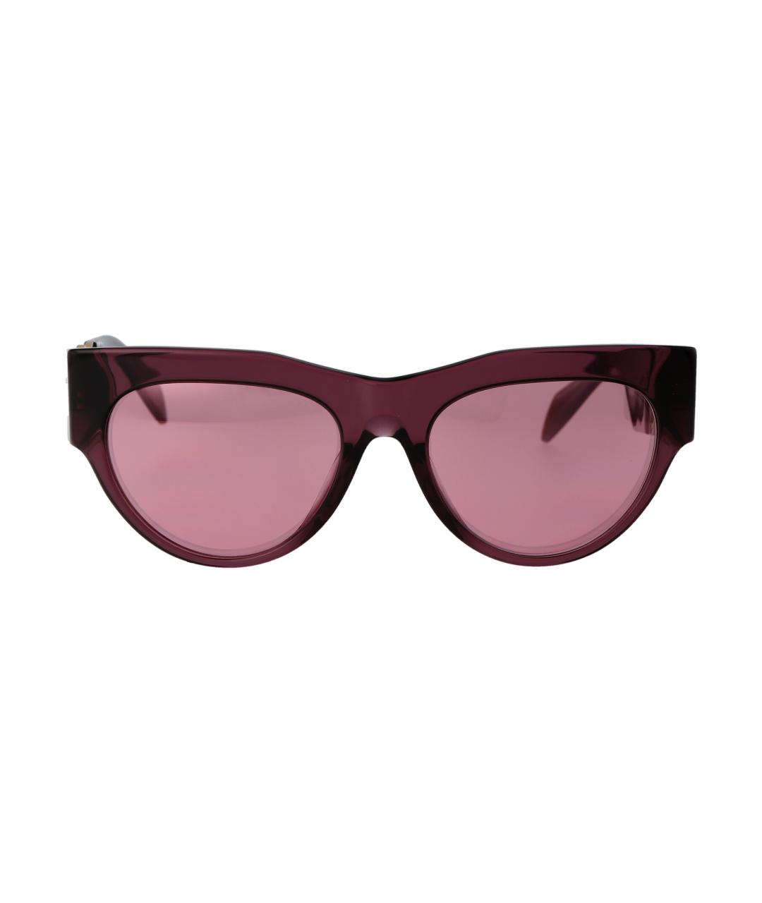 VERSACE Бордовые солнцезащитные очки, фото 1