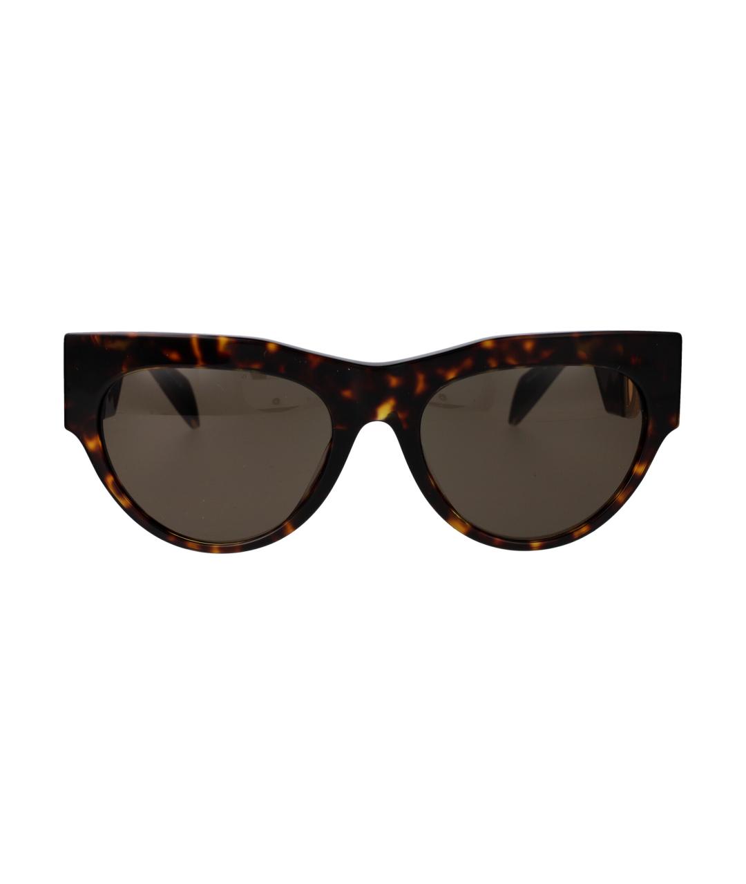 VERSACE Коричневые солнцезащитные очки, фото 1