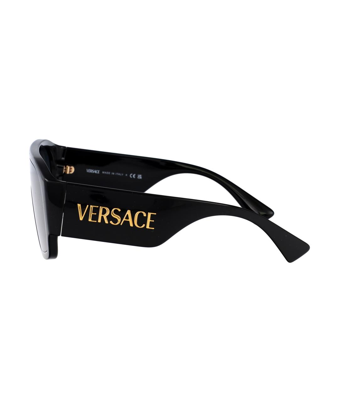 VERSACE Черные солнцезащитные очки, фото 3