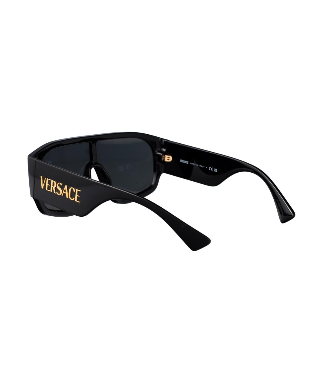 VERSACE Черные солнцезащитные очки, фото 4