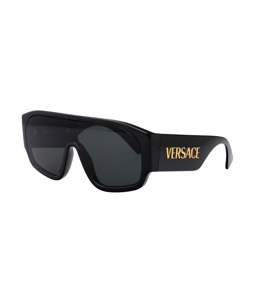 VERSACE Черные солнцезащитные очки, фото 2
