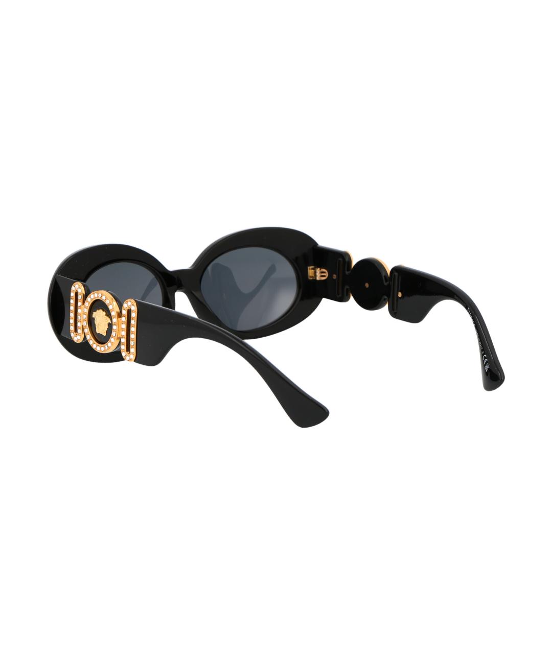 VERSACE Черные солнцезащитные очки, фото 4