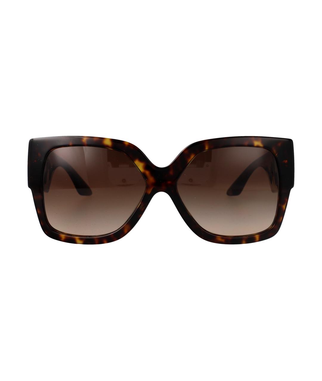 VERSACE Коричневые солнцезащитные очки, фото 1