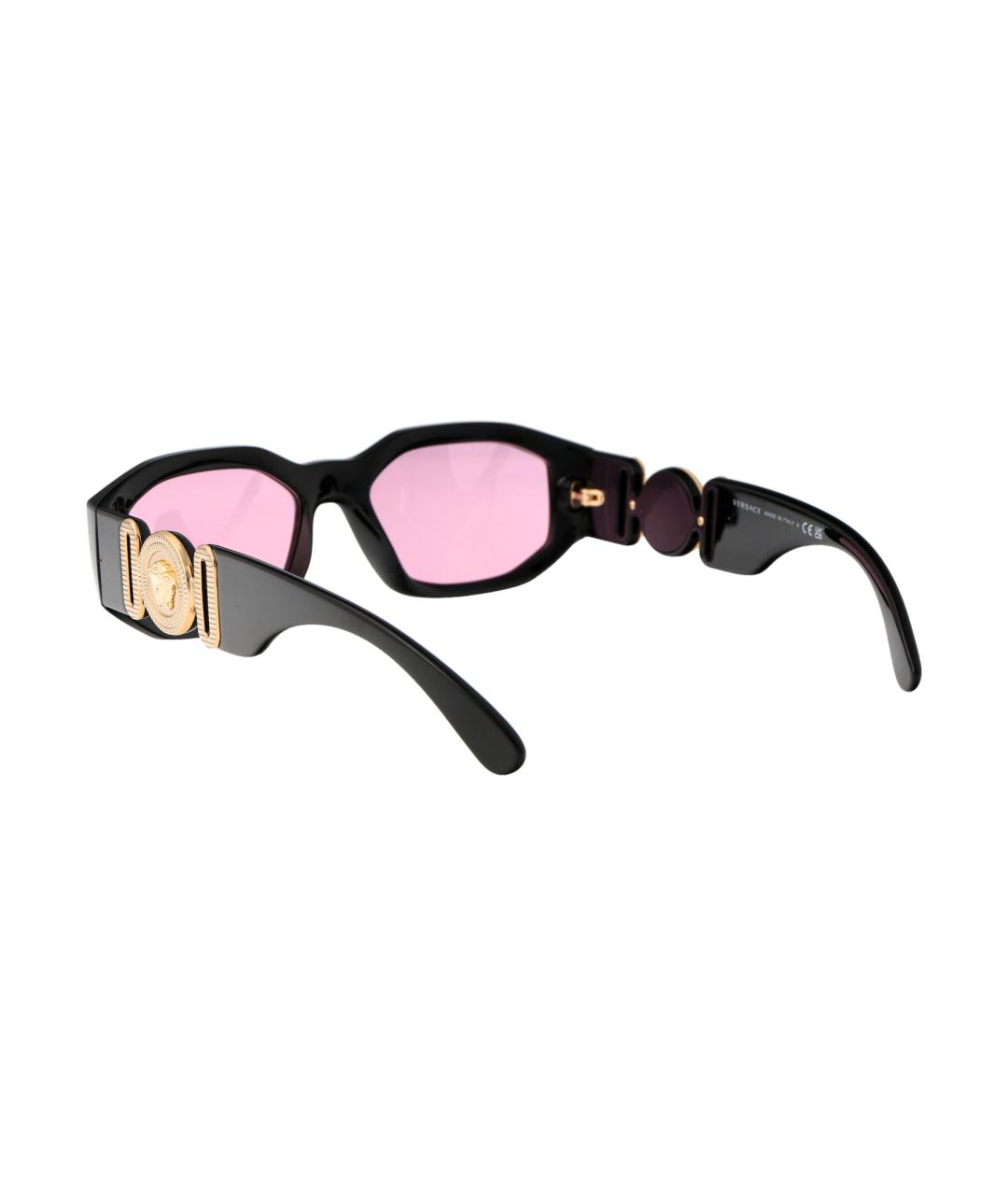 VERSACE Черные солнцезащитные очки, фото 4